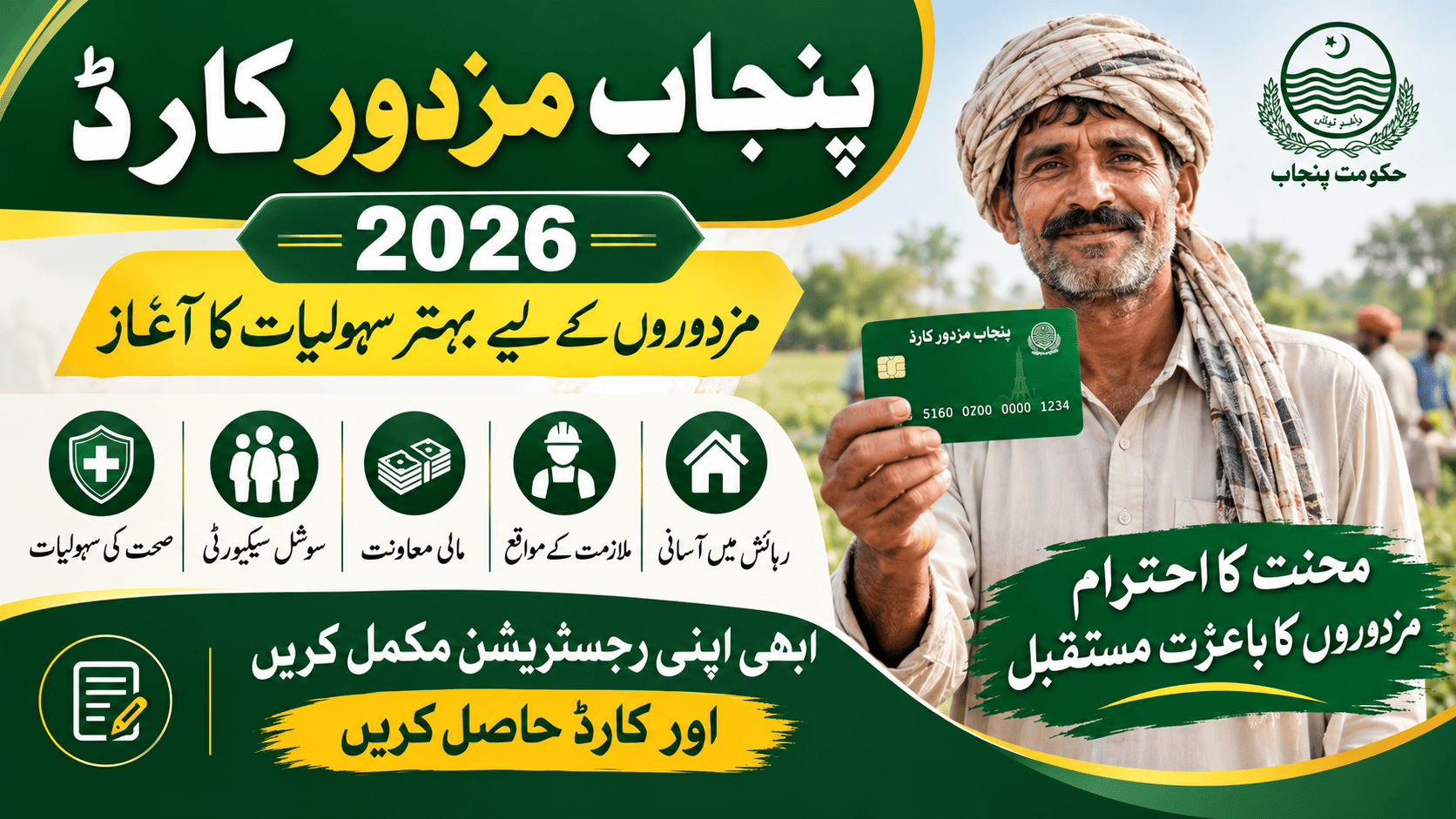 Punjab Mazdoor Card 2026